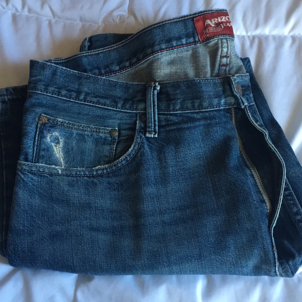 Blue jeans, Arizona brand. 36x32, straight leg